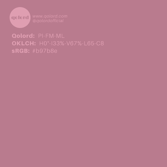 Medium-Light Fully-Muted Pink | PI-FM-ML