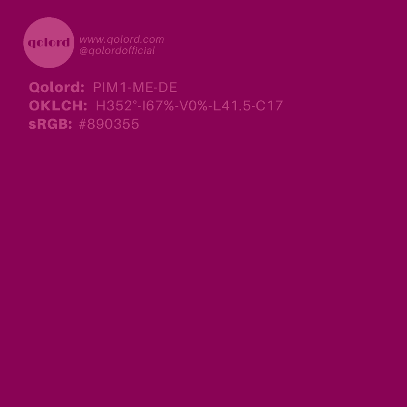 Deep Medium Pink | PIM1-ME-DE