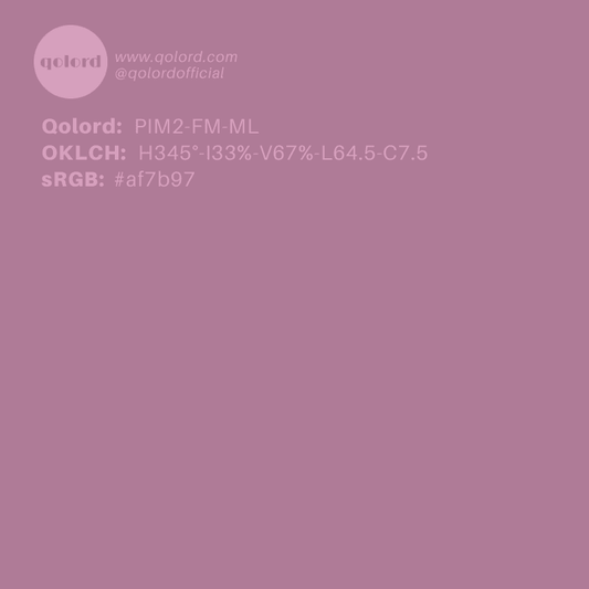Medium-Light Fully-Muted Magenta | PIM2-FM-ML