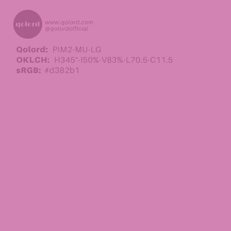 Lightened Muted Magenta | PIM2-MU-LG