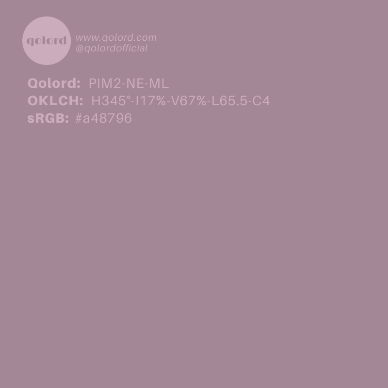 Medium-Light Neutral Magenta | PIM2-NE-ML