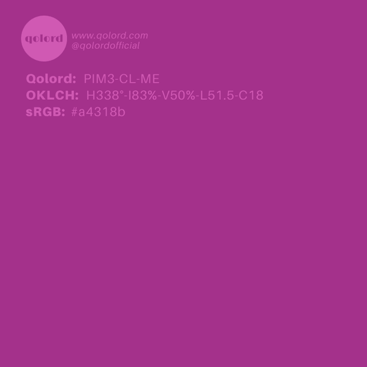 Medium Clear Magenta | PIM3-CL-ME