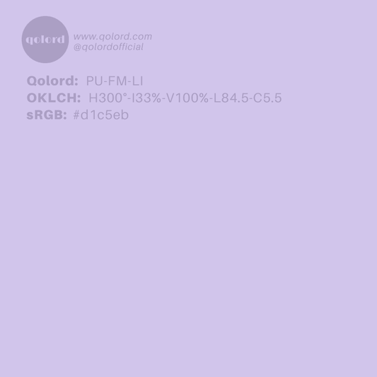 Light Fully-Muted Purple | PU-FM-LI