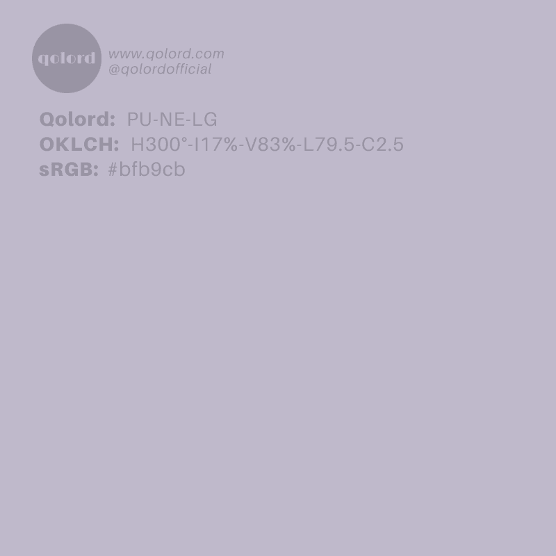 Lightened Neutral Purple | PU-NE-LG