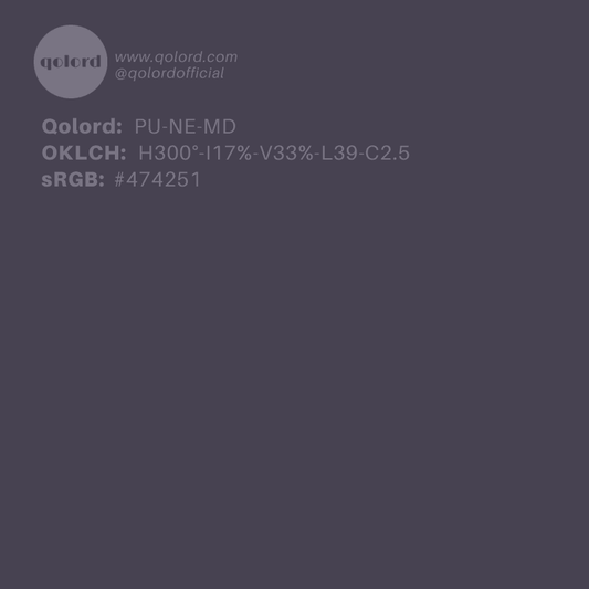 Medium-Dark Neutral Purple | PU-NE-MD