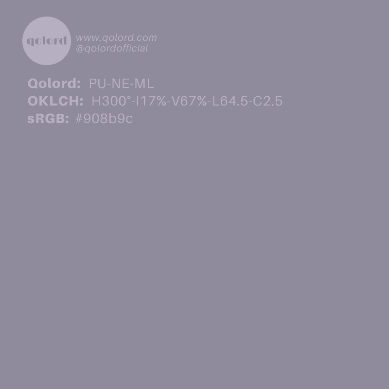 Medium-Light Neutral Purple | PU-NE-ML