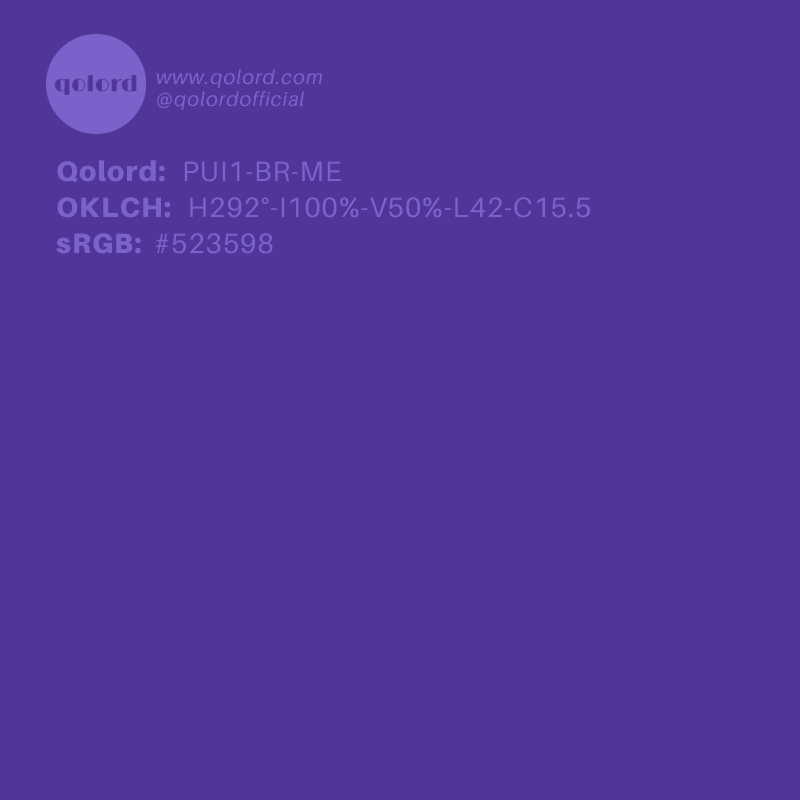 Bright Purple | PUI1-BR-ME