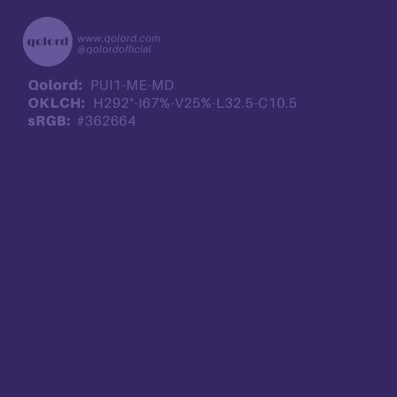 Medium-Dark Medium Purple | PUI1-ME-MD