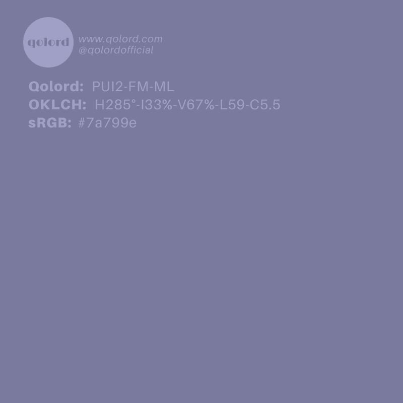 Medium-Light Fully-Muted Indigo | PUI2-FM-ML