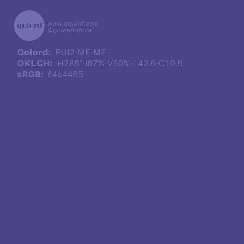 Medium Indigo | PUI2-ME-ME