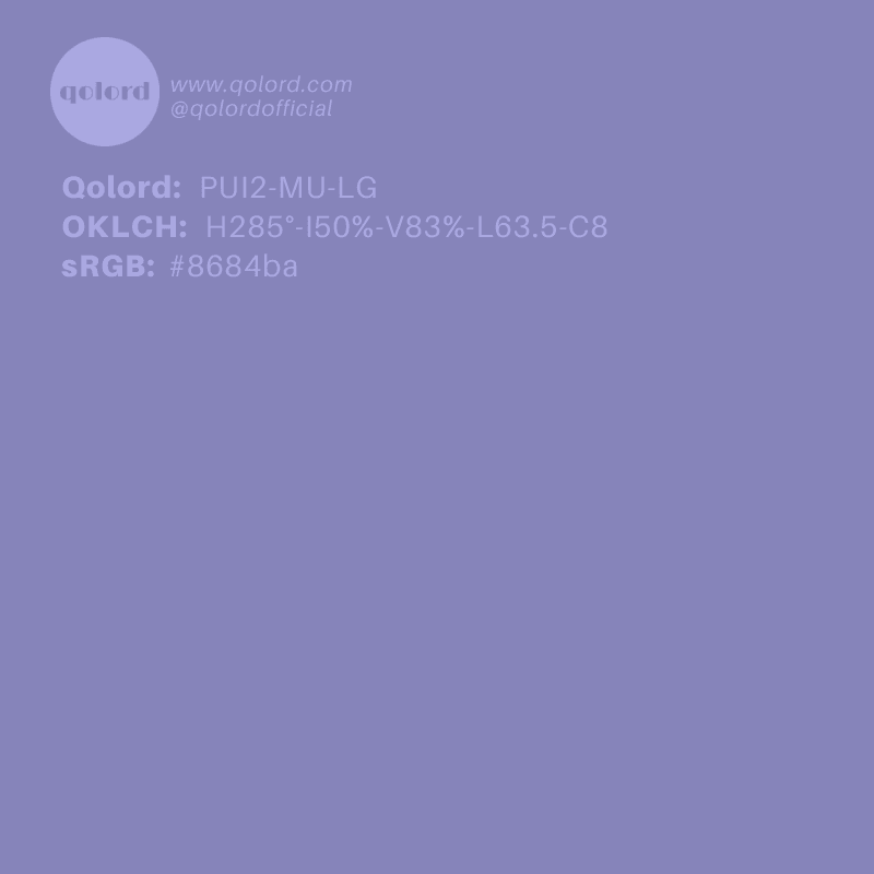 Lightened Muted Indigo | PUI2-MU-LG