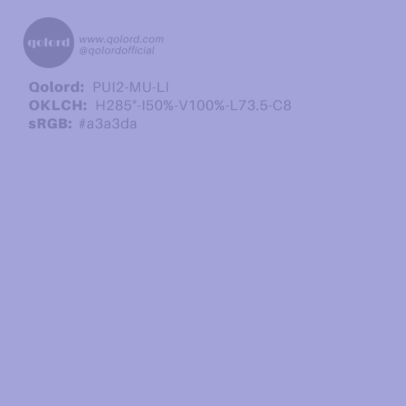 Light Muted Indigo | PUI2-MU-LI