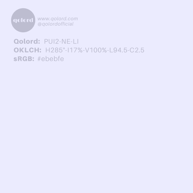 Light Neutral Indigo | PUI2-NE-LI