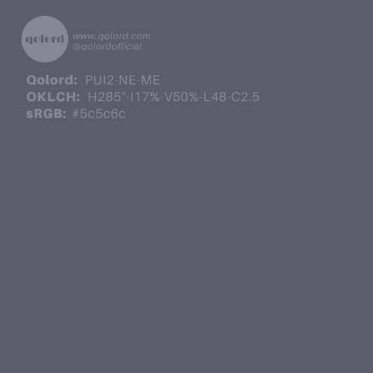 Medium Neutral Indigo | PUI2-NE-ME