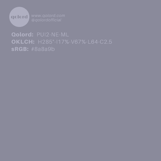 Medium-Light Neutral Indigo | PUI2-NE-ML