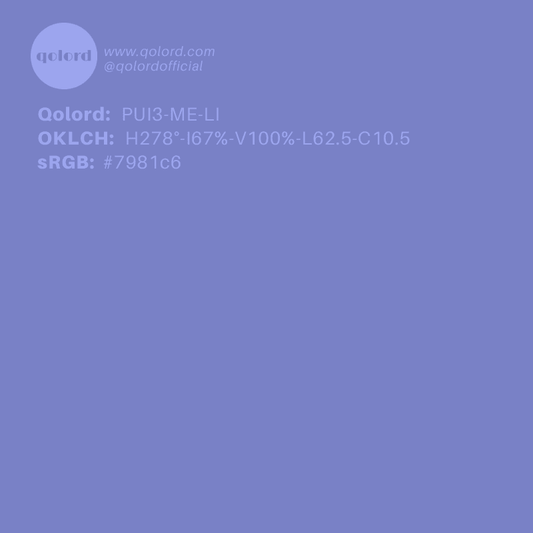 Light Medium Indigo | PUI3-ME-LI