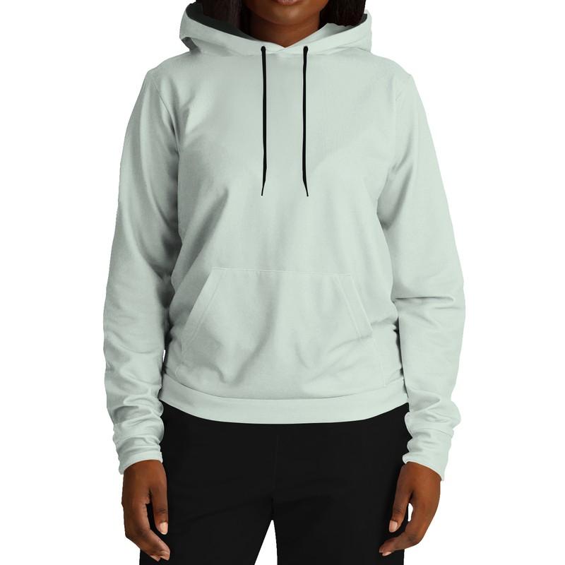 Pale Green Hoodie (C10M0Y10K0) - Woman Front