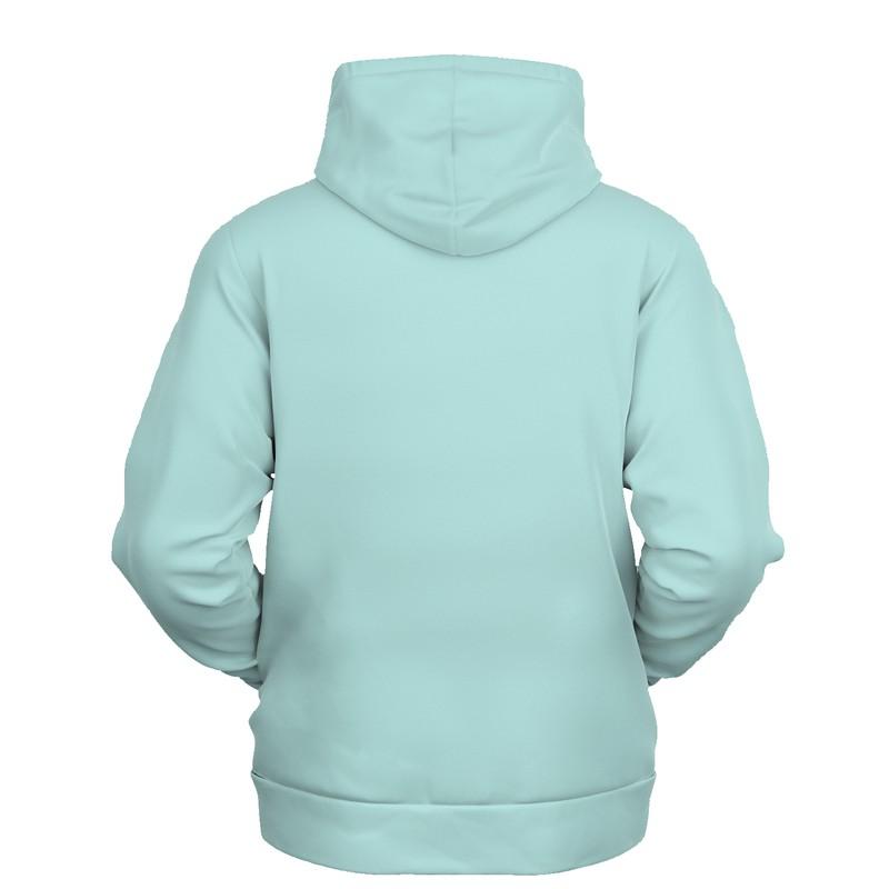 Pale Pastel Blue-Green Hoodie (C30M0Y15K0) - Ghost Back