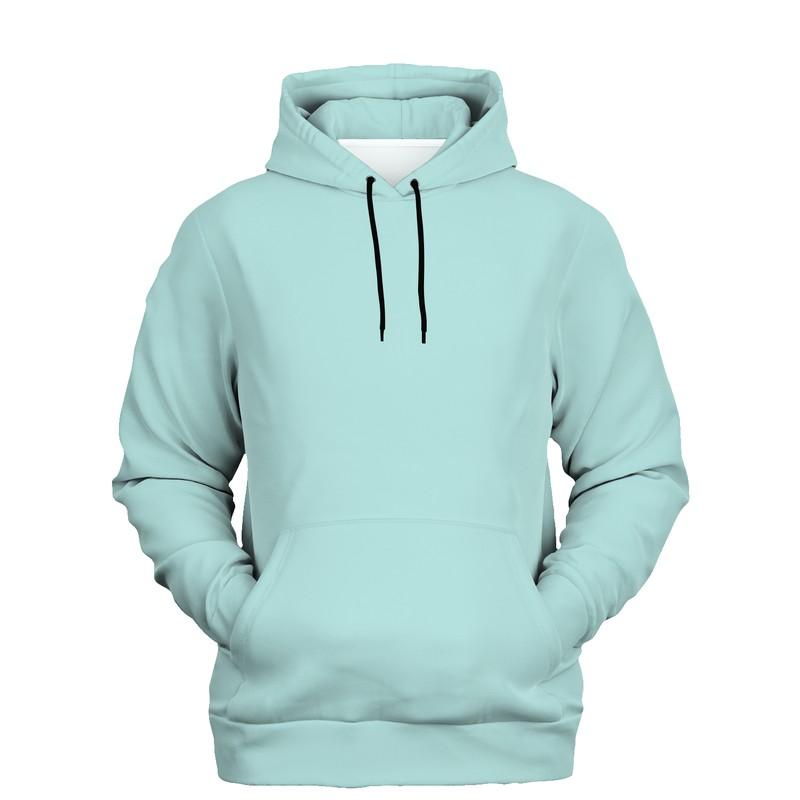 Pale Pastel Blue-Green Hoodie (C30M0Y15K0) - Ghost Front