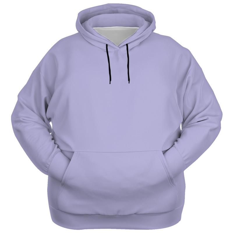 Pale Pastel Blue Hoodie (C30M30Y0K0) - Ghost Front PLUS