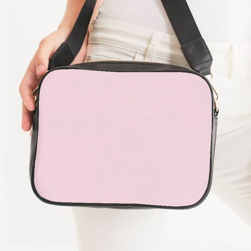 Pale Pink Crossbody Bag (PI-NE-LI) - Woman Front CloseUp