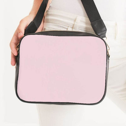 Pale Pink Crossbody Bag (PI-NE-LI) - Woman Front CloseUp
