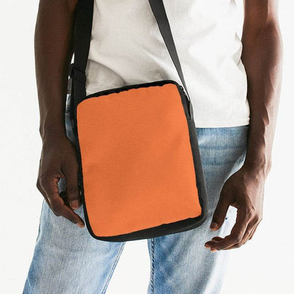 Papaya Messenger Pouch (OR2-CL-ME) - Man Front CloseUp