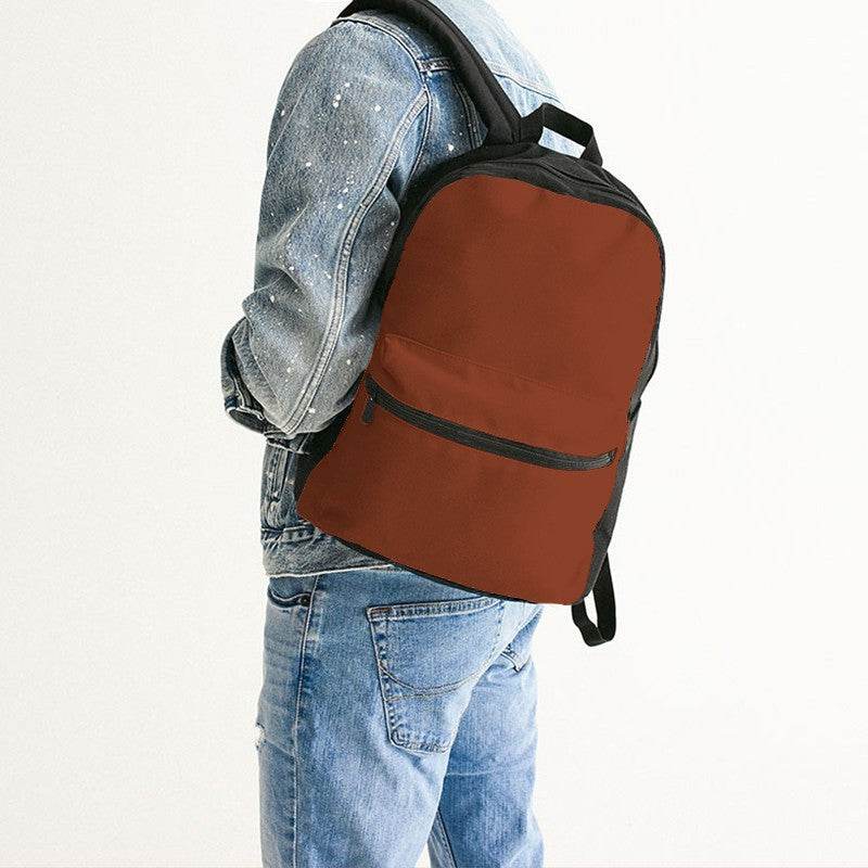 Paprika Canvas Backpack (OR3-ME-DE) - Man Back CloseUp