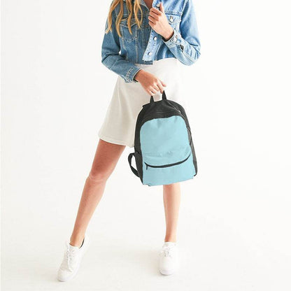 Pastel Blue Canvas Backpack (C-MU-LI) - Woman