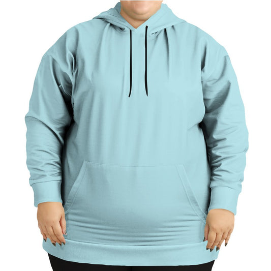Pastel Blue Hoodie PLUS (C-MU-LI) - Woman Front PLUS