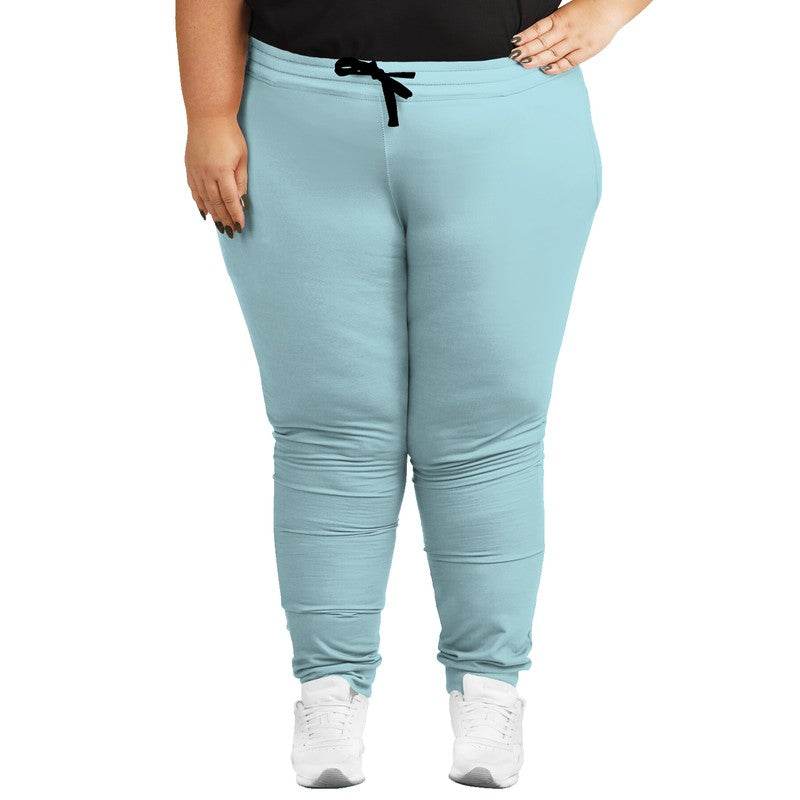 Pastel Blue Joggers PLUS (C-MU-LI) - Woman Front PLUS
