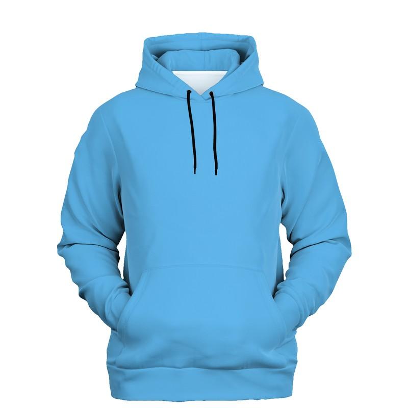 Pastel Cyan Hoodie (C60M15Y0K0) - Ghost Front