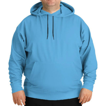 Pastel Cyan Hoodie (C60M15Y0K0) - Man Front PLUS