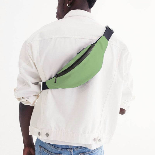 Pastel Green Belt Bag (GL2-ME-LI) - Man Back