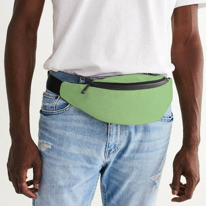 Pastel Green Belt Bag (GL2-ME-LI) - Man Front CloseUp