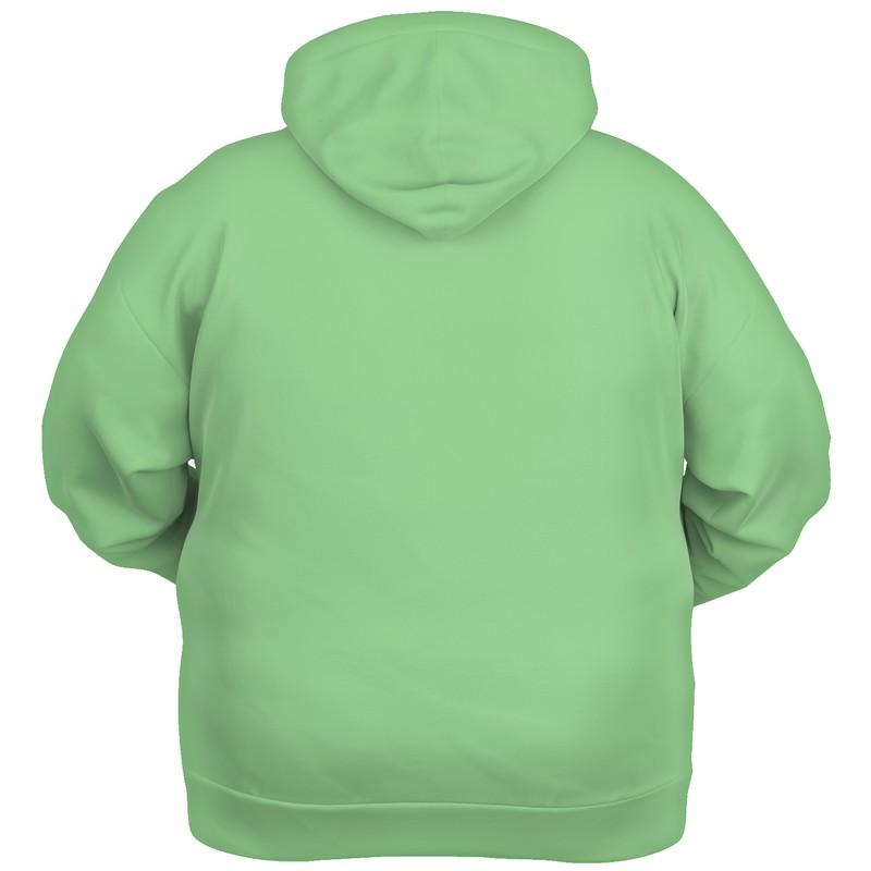 Pastel Green Hoodie (C45M0Y60K0) - Ghost Back PLUS