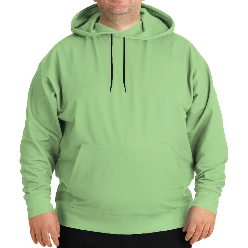 Pastel Green Hoodie PLUS (GL2-ME-LI) - Man Front PLUS