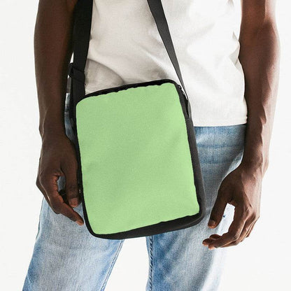 Pastel Green Messenger Pouch (GL2-ME-LI) - Man Front CloseUp