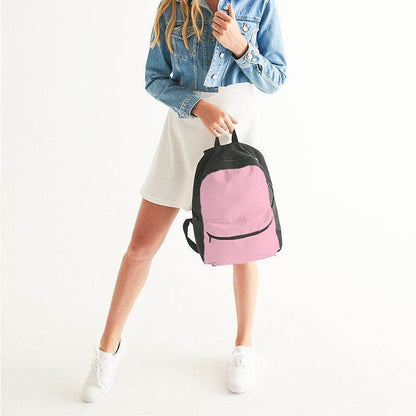 Pastel Pink Canvas Backpack (PI-FM-LI) - Woman