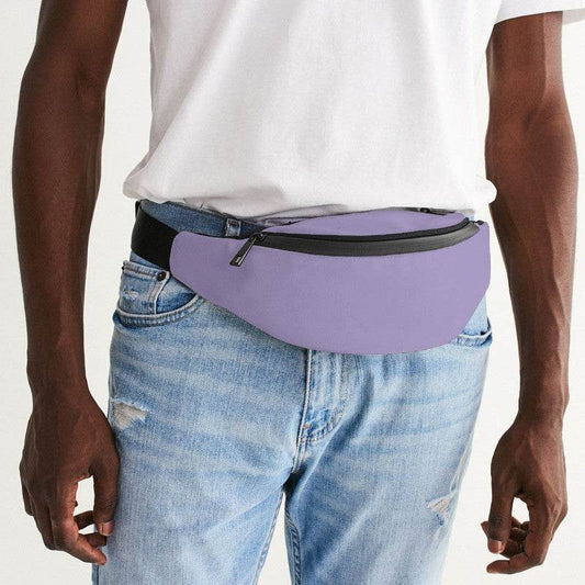 Pastel Purple Belt Bag (PU-MU-LI) - Man Front CloseUp
