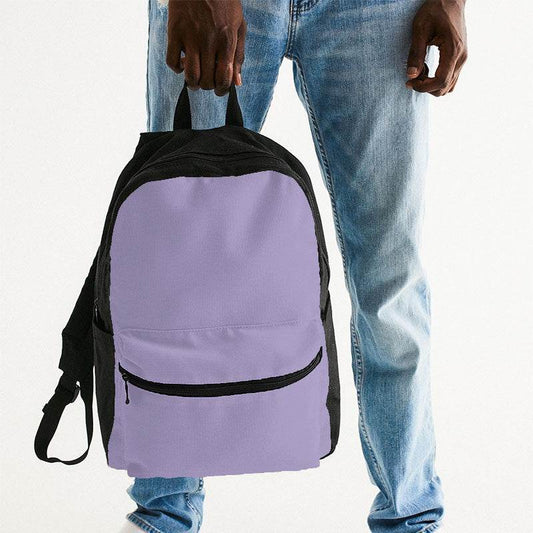 Pastel Purple Canvas Backpack (PU-MU-LI) - Man Holding