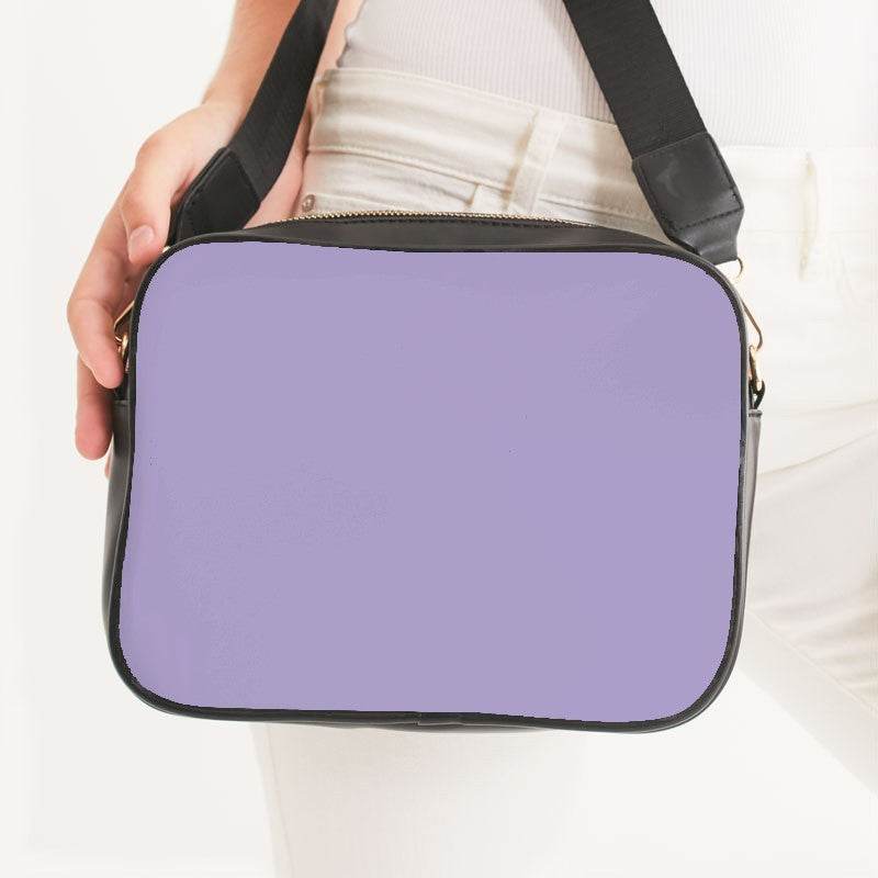 Pastel Purple Crossbody Bag (PU-MU-LI) - Woman Front CloseUp