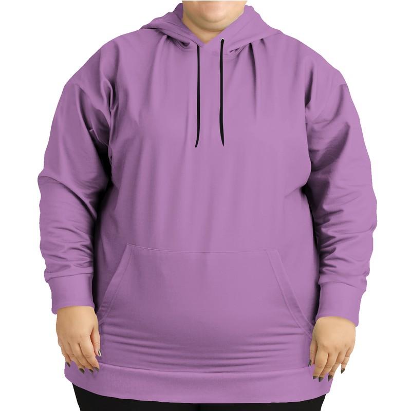 Pastel Purple Hoodie (C30M60Y0K0) - Woman Front PLUS