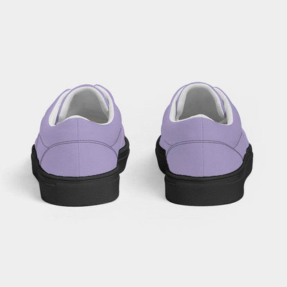 Pastel Purple Men's Canvas Sneakers (PU-MU-LI) - Back