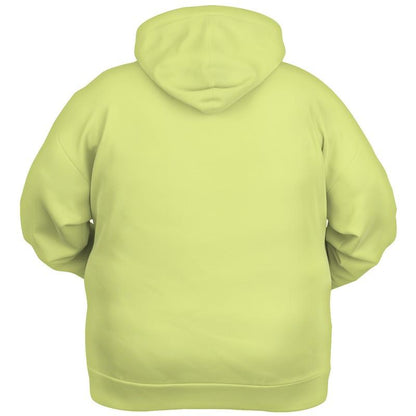 Pastel Warm Green Hoodie (C15M0Y60K0) - Ghost Back PLUS