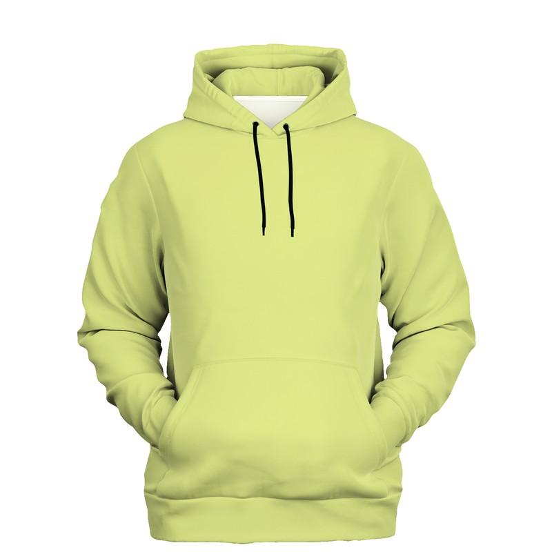 Pastel Warm Green Hoodie (C15M0Y60K0) - Ghost Front