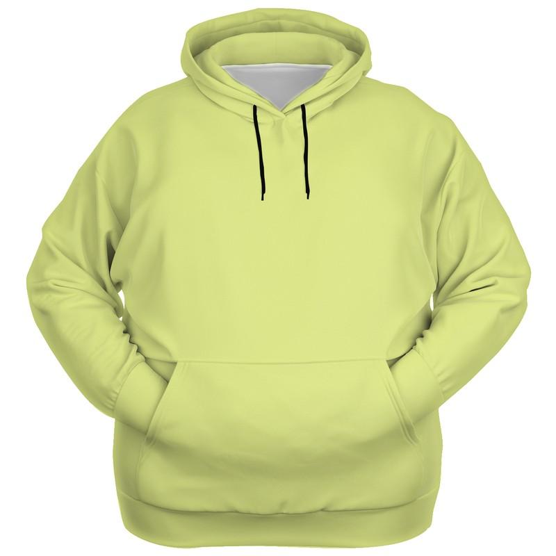 Pastel Warm Green Hoodie (C15M0Y60K0) - Ghost Front PLUS