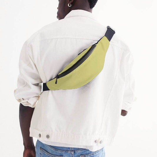 Pastel Yellow Belt Bag (LY2-ME-LI) - Man Back