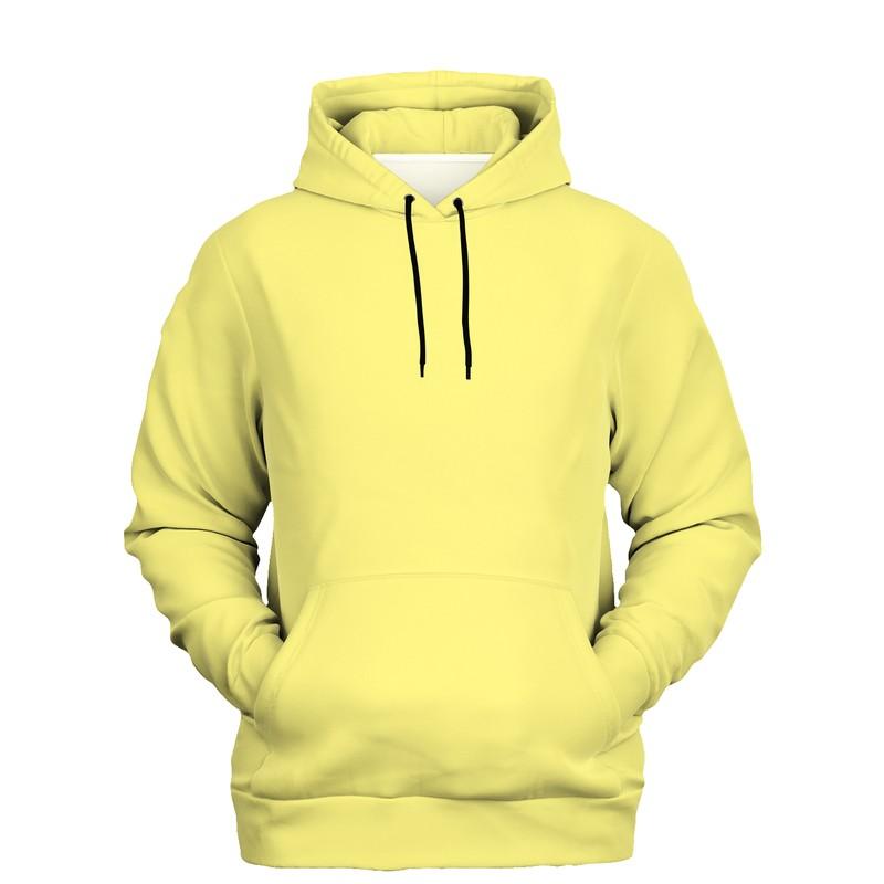 Pastel Yellow Hoodie (C0M0Y60K0) - Ghost Front