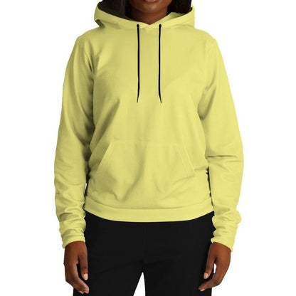 Pastel Yellow Hoodie (C0M0Y60K0) - Woman Front